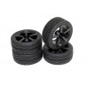 Wheel Set Onroad "5 Spoke / Profile" black 1:10 (4)