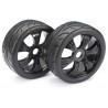 Wheel Set LP Buggy "Street" black 1:8 (2)