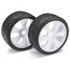 Wheel Set LP Buggy "Street" white 1:8 (2)