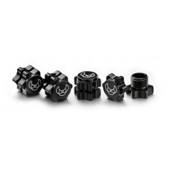 Wheel Hub Set 17mm black (4)