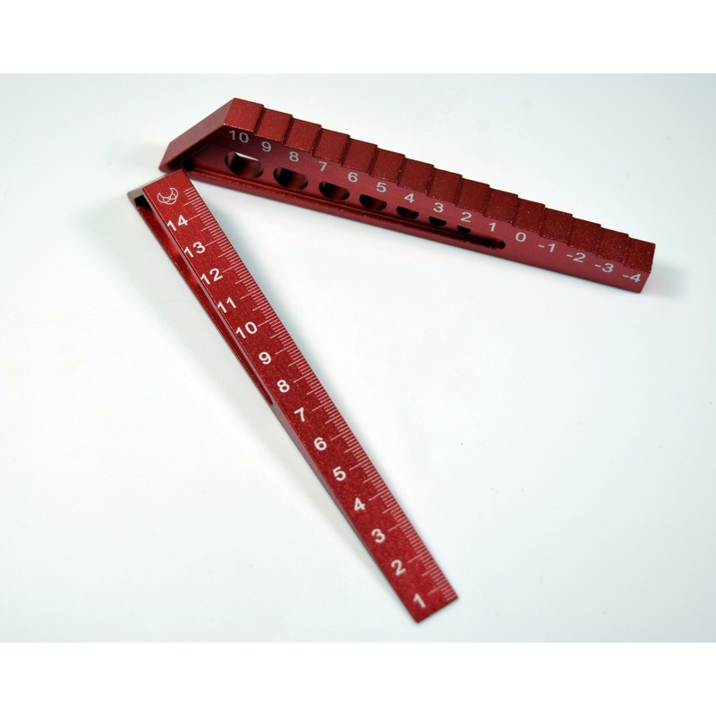 Chassis Droop Gauge for 1:10 & 1:8 OnRoad, red
