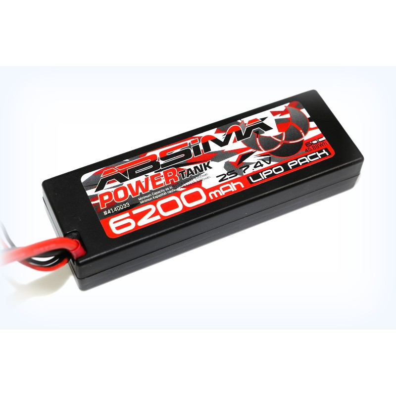 Power Tank Lipo 7.4V.-60C  6200 Hardcase (XT90-Plug)