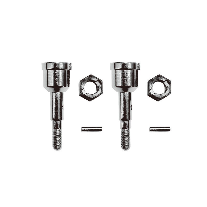 Metal Wheel Shaft Ana Pins Hex (2PCS)