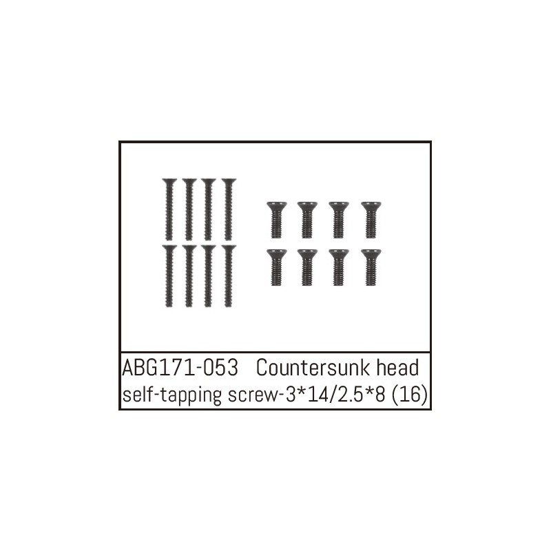 Countersunk Screw M3*14 (8) / M2.5*8 (8)
