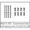 Countersunk Screw M3*14 (8) / M2.5*8 (8)