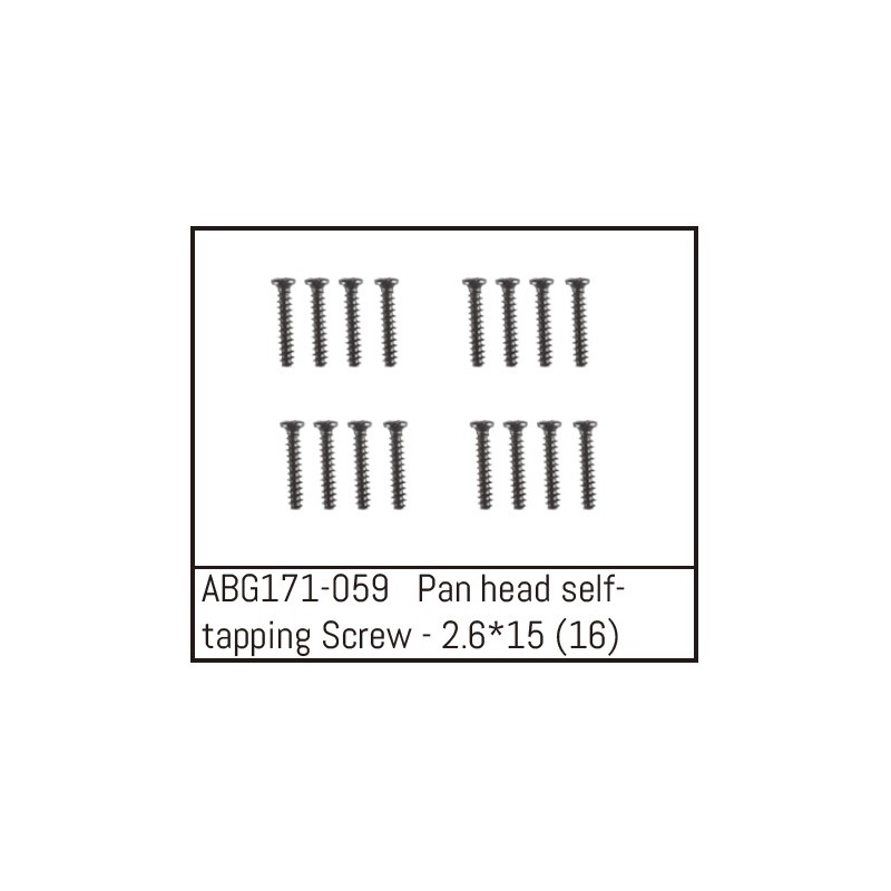 Pan Head Screw M2.6*15 (16)