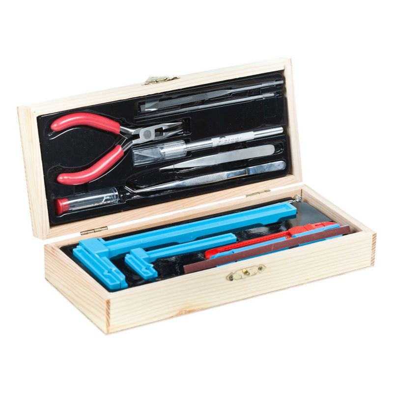 Excel Verktygssats Flygplansbygge i Trälåda