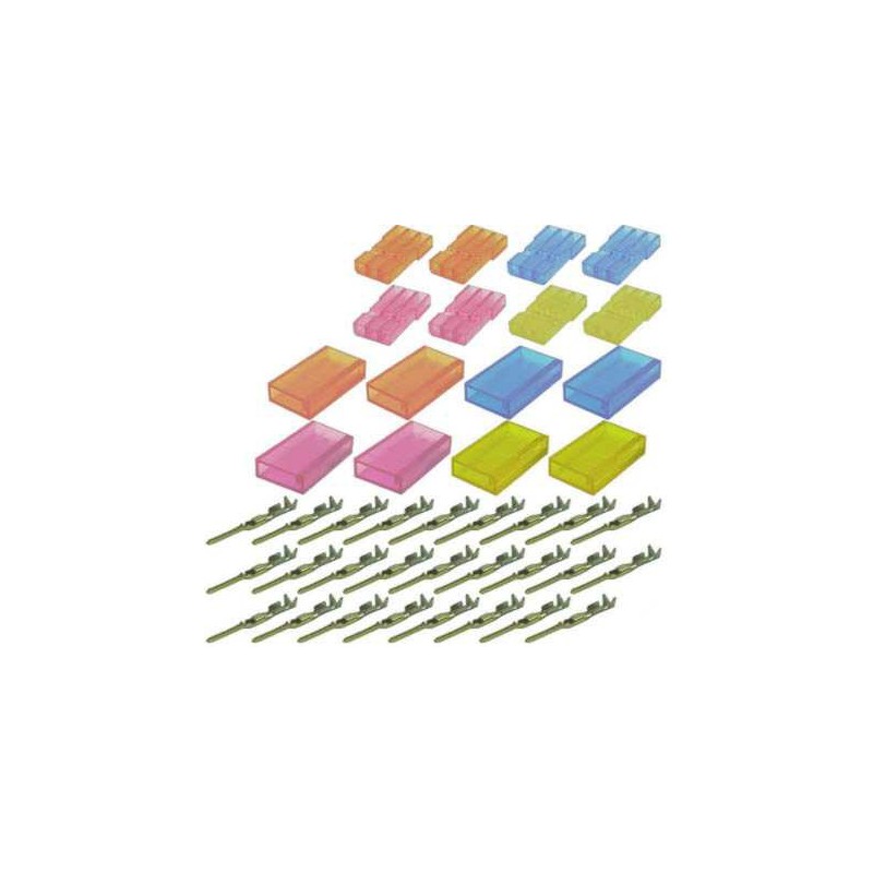 Servokontakter lösa Futaba/JR 8+4 st