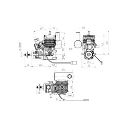 NGH GT9-PRO Two-Stroke Gas Engine