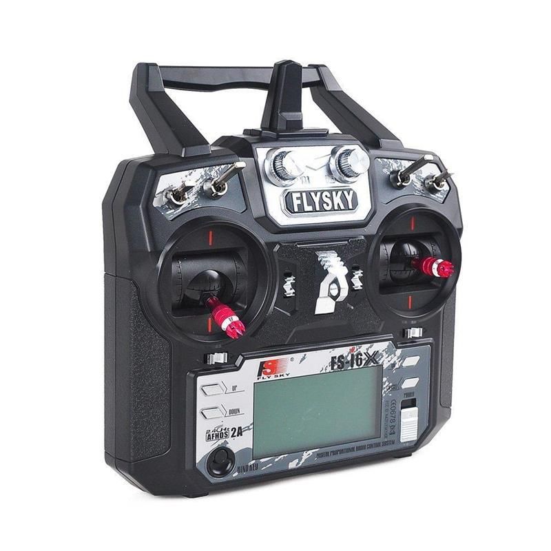 FlySky FS-i6X 2.4GHz 10CH AFHDS 2A RC Telemetry Mode 2 + Receiver FS-iA6B