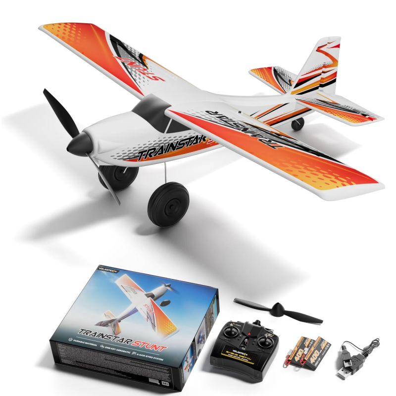 VolantexRC TrainStar STUNT 500mm med GYRO Xpilot RTF Red - Brushless