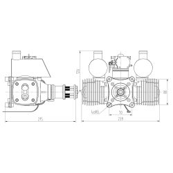 NGH GTT130-G Two-Stroke Gas Engine