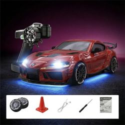 Absima 1:43 4WD Drift/Race Car TOYOTA SUPRA RTR - red