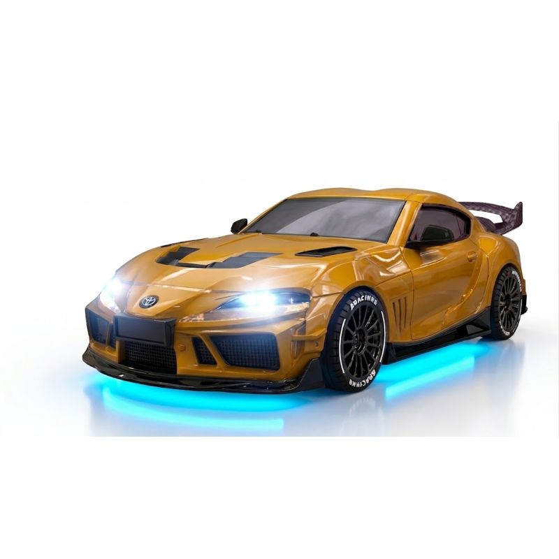 Absima 1:43 4WD Drift/Race Car TOYOTA SUPRA RTR - yellow