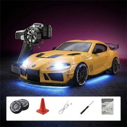 Absima 1:43 4WD Drift/Race Car TOYOTA SUPRA RTR - yellow