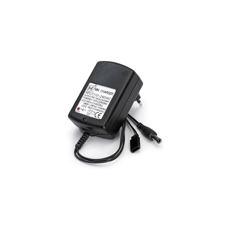 Laddare Twin-Charger sändare/mottagare 200/600mAh