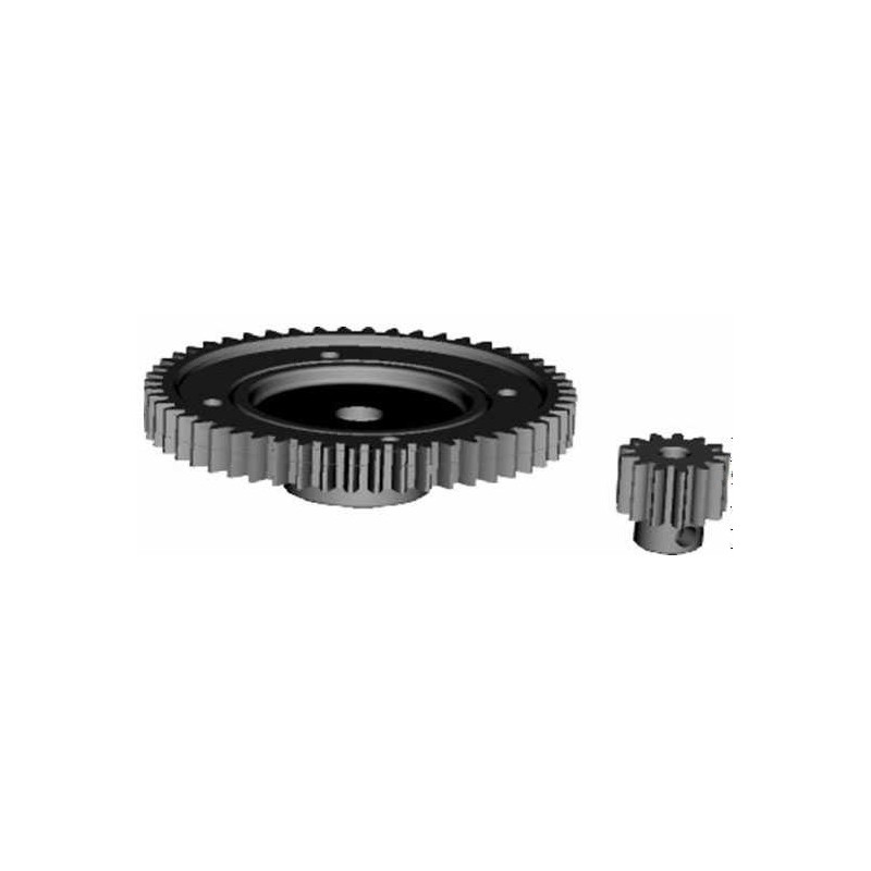 HBX 1:10 Xmissile Spur gear + Motor gear Stål