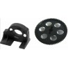 HBX Truggy XT - Motor mount + Spur gear 69T, plast