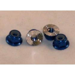 M4 Locking nut, Blue