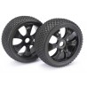 Wheel Set LP Buggy "Dirt" black 1:8 (2 pcs)