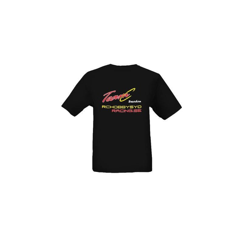 T-shirt Team C Sweden svart - Storlek L