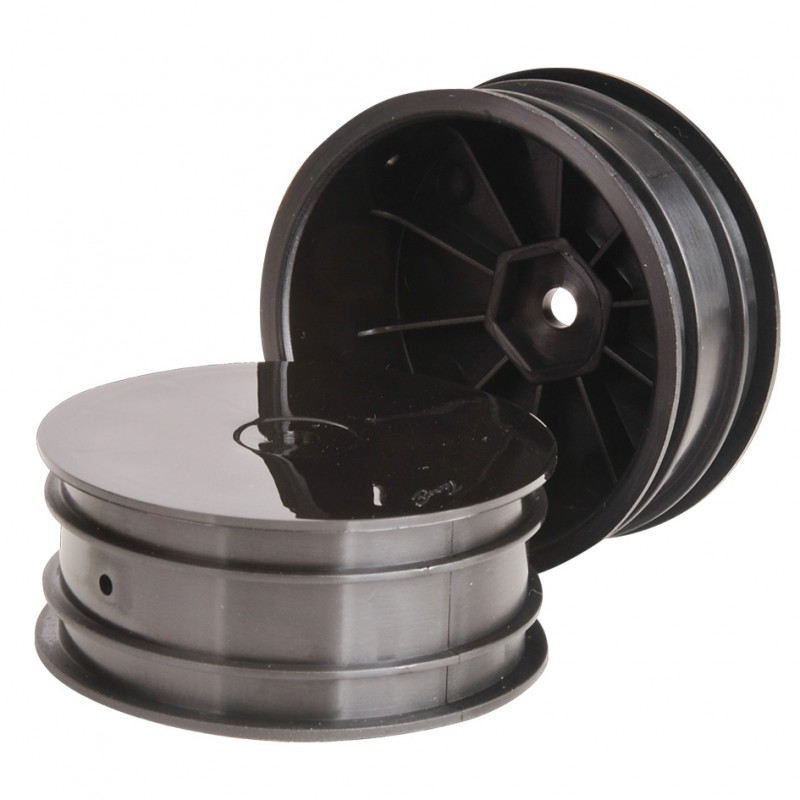 Buggy Rims 14mm front black (2) 4WD