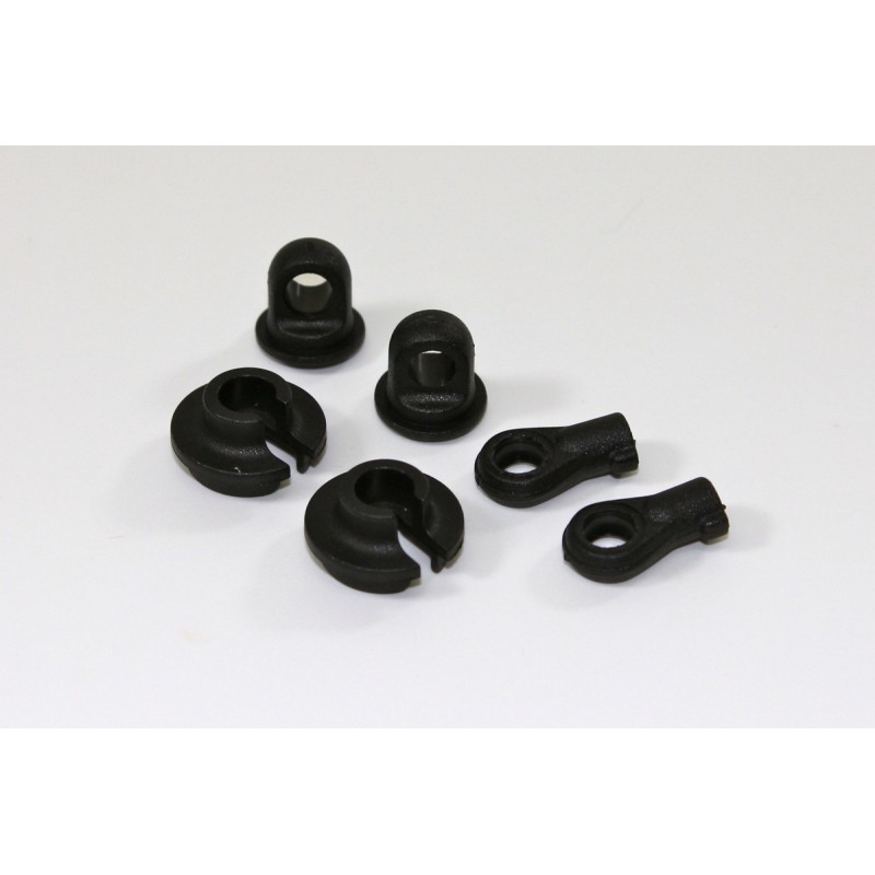 Shock Cover Set (2 pcs) 2WD Comp.