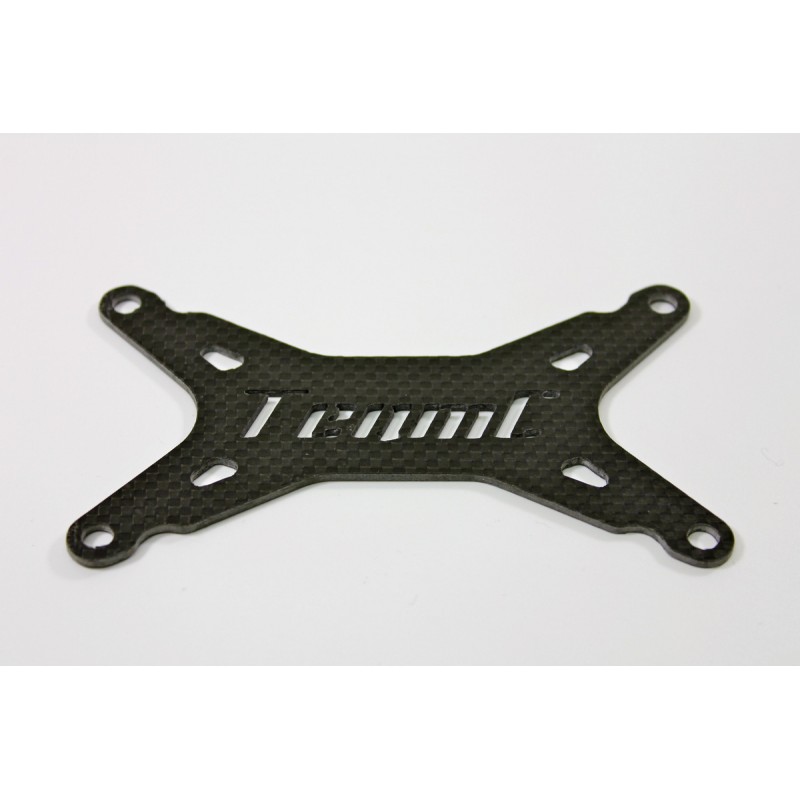 Carbon Battery Mount 2WD Comp. Cent. Heckmot.