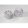 Rear Rim white (2 pcs) 4WD Buggy
