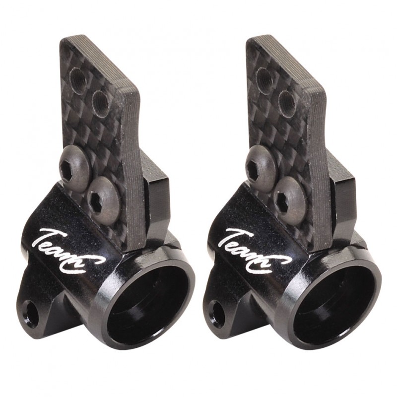 Alu. Rear Hub +1° with Ball Bearing and Carbon Plate (2)