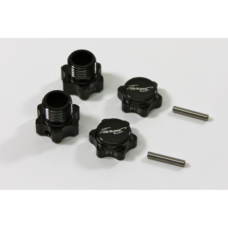 Alu Hex Mount +2mm (2 pcs) 1:8 Comp.