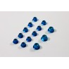 Alu Nut Set blue (13 pcs) 1:8 Comp.