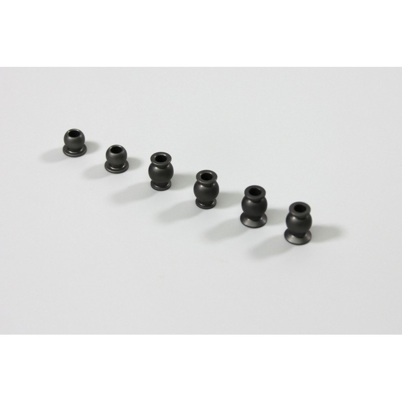 Alu Ball Stud 5.8/6.8mm (6 pcs) 1:8 Comp.
