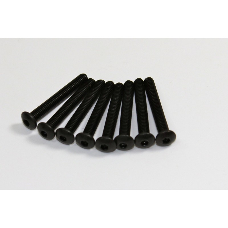 Button Head Hex Screw 3.5x25mm (8 pcs)