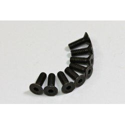 Flat Head Hex Screw 4x12mm (8 pcs)