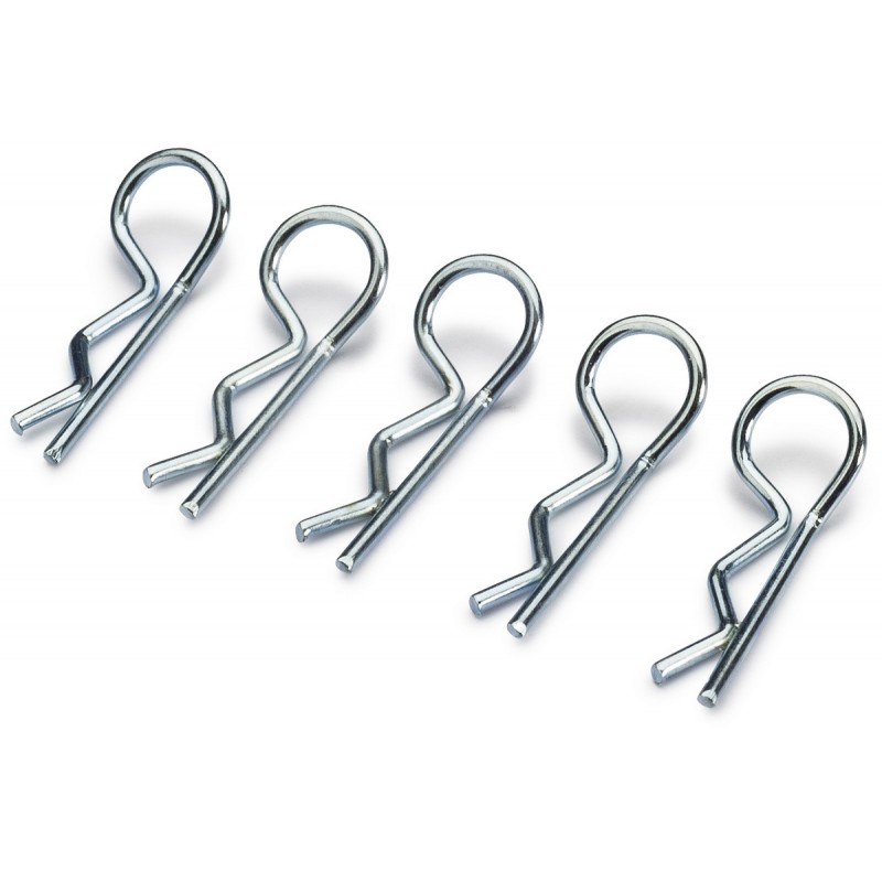 Body Clips medium/silver (10)