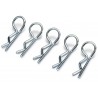 Body Clips medium/silver (10)