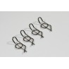 Body Clips "Security" small (4)