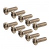 Titanium Hex Button Head M3x10 (10)