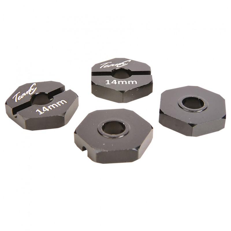 Alu Hex Hub 14mm black (4)