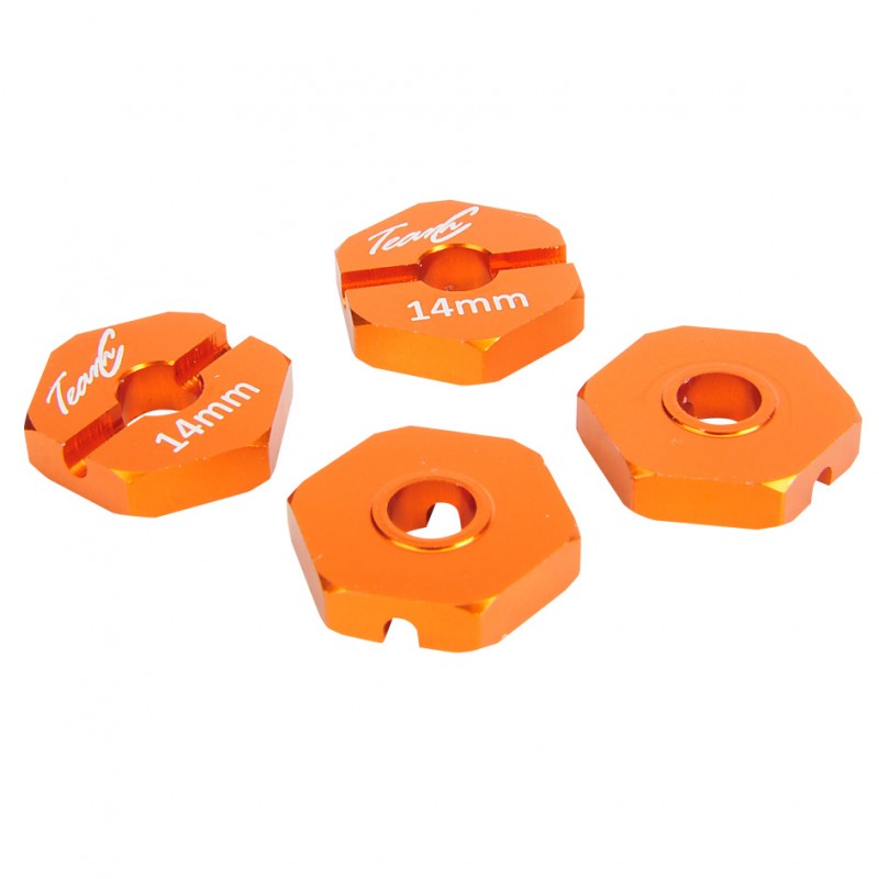 Alu Hex Hub 14mm orange (4)