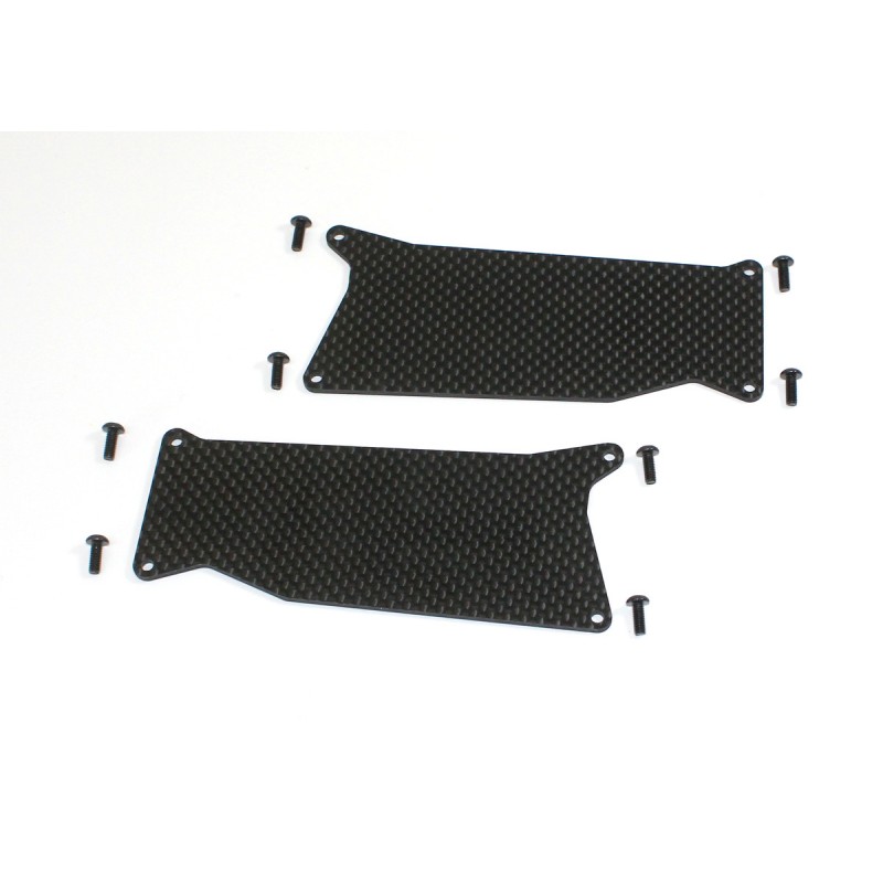 Front Arm Carbon Stiffener (2) 1:8 Truggy