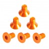 Flat Head Hex Screw orange 3x6mm (6)