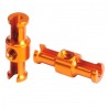 Aluminum Sway bar mount (2) orange Onroad