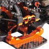 Aluminum Sway bar mount (2) orange Onroad