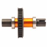 Solid Axle Gear incl. Aluminum adaptor, ball bearings, outdrives Onroad