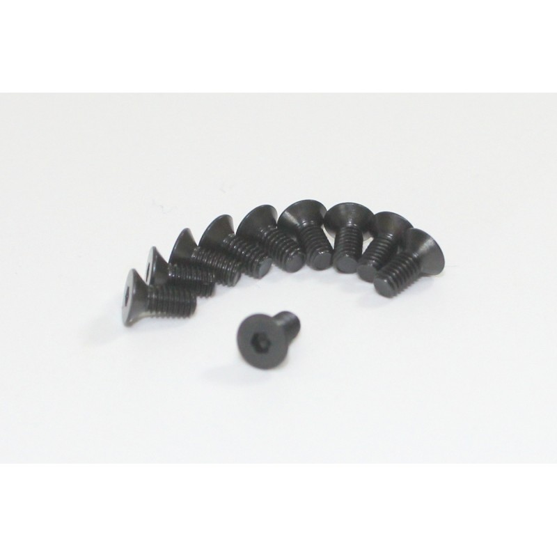 Flat Head Hex Screw M2.5X6mm (10)
