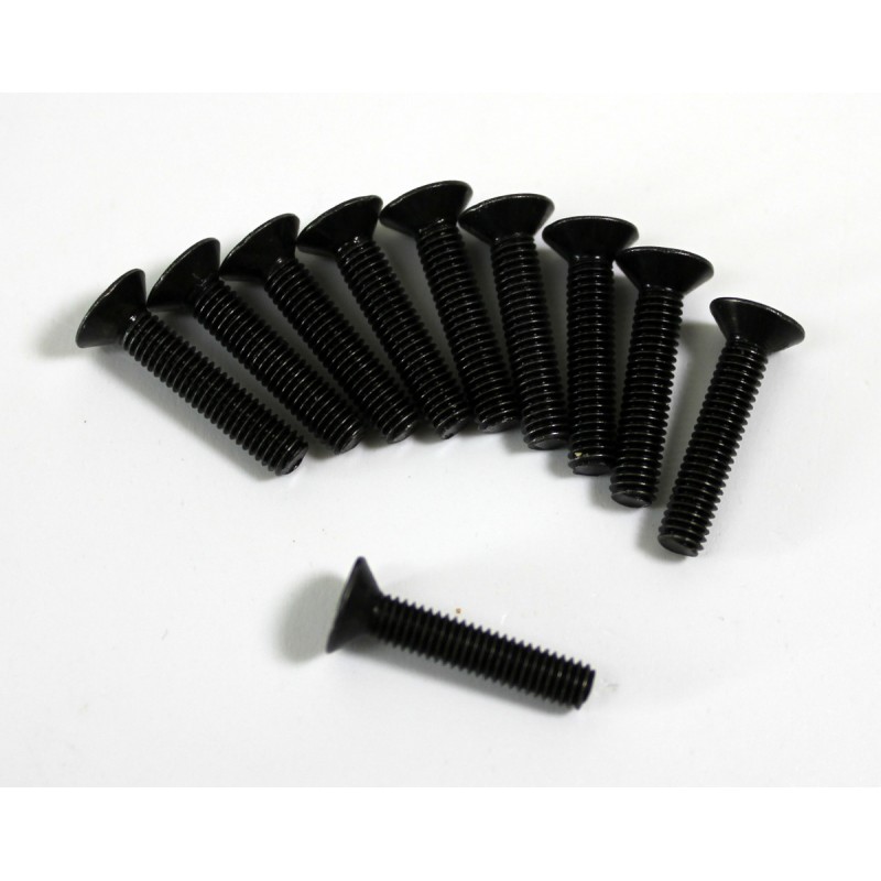 Flat Head Screw M3x15mm (10) Comp. Onroad
