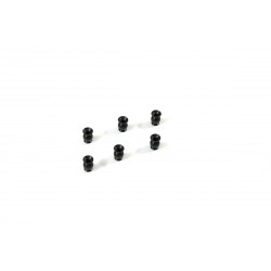 Steering Ball Stud 6.8mm long black (6)