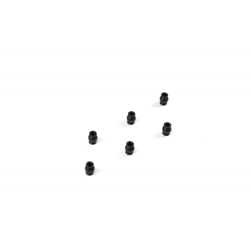 Steering Ball Stud 6.8mm short black (6)